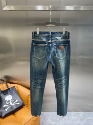 프라다 PRADA 심플 캐주얼 스판 남자 청바지