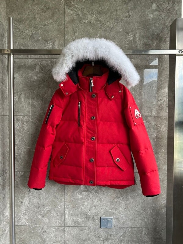 위핑,무스너클 Moose knuckles 여성용 클래식 패션 후드 다운 재킷