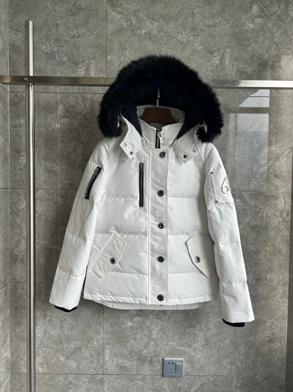 위핑,무스너클 Moose knuckles 여성용 클래식 패션 후드 다운 재킷