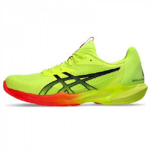 위핑,아식스 솔루션 스피드 FF 3 올코트 테니스화 옐로우 그린 1041A479-750