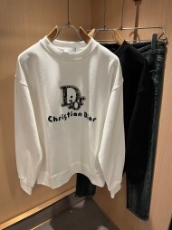 디올 DIOR 심플 컴포트 라운드 커플 긴팔 맨투맨