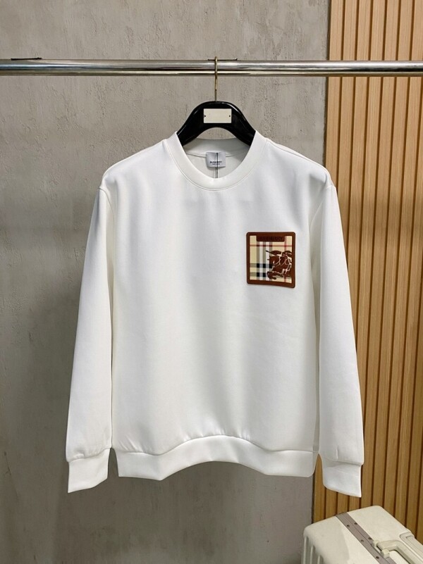 위핑,버버리 BURBERRY 클래식 로고 모던 라운드 커플 긴팔 맨투맨