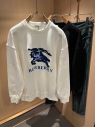 버버리 BURBERRY 클래식 로고 모던 라운드 커플 긴팔 맨투맨