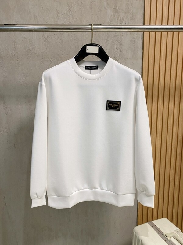 위핑,돌체앤가바나 Dolce & Gabbana 데일리 심플 컴포트 라운드 커플 긴팔 맨투맨