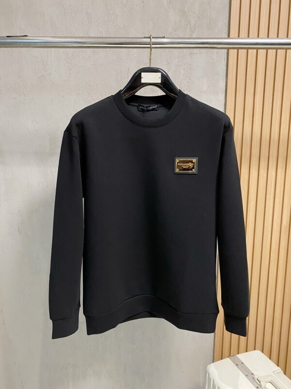 위핑,돌체앤가바나 Dolce & Gabbana 데일리 심플 컴포트 라운드 커플 긴팔 맨투맨