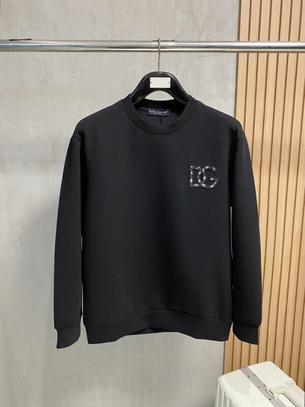 위핑,돌체앤가바나 Dolce & Gabbana 데일리 심플 컴포트 라운드 커플 긴팔 맨투맨