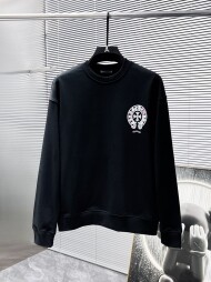 크롬하츠 Chrome Hearts 클래식 말굽 로고 프린트 남녀 라운드 맨투맨