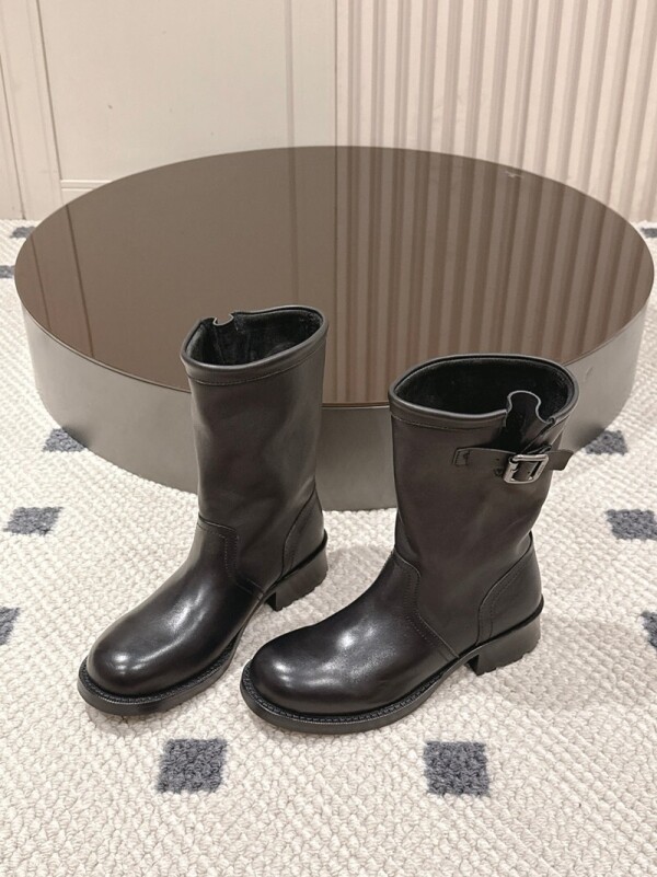 위핑,프라다 PRADA 모던 심플 여성 부츠