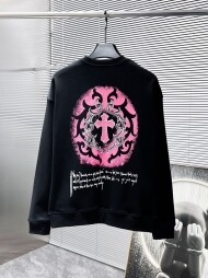 크롬하츠 Chrome Hearts 클래식 로고 프린트 남녀 라운드 맨투맨