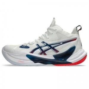 아식스 메타라이즈 2 배구화 화이트 네이비 1051A089-101
