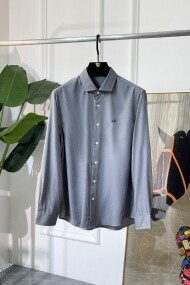 로로피아나 Loro Piana 심플 컴포트 캐주얼 남자 긴팔 셔츠