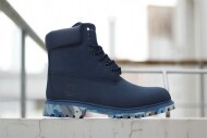 팀버랜드 레이스업 높이가 높은 부츠 네이비