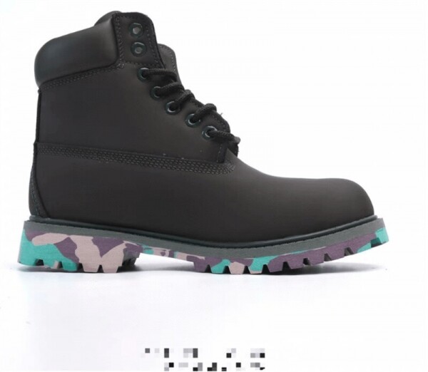 위핑,팀버랜드 레이스업 높이가 높은 부츠 블랙