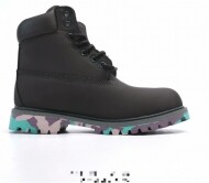 팀버랜드 레이스업 높이가 높은 부츠 블랙