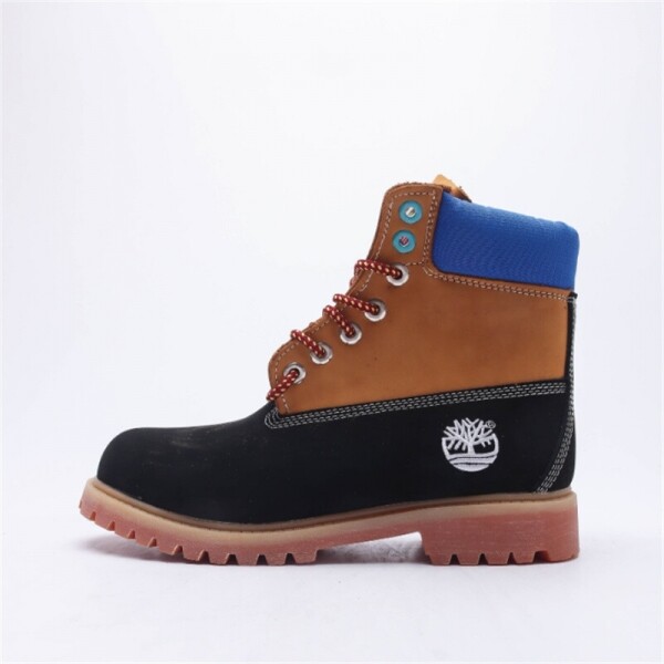 위핑,팀버랜드 프리미엄 레더 레이스업 높이가 높은 부츠 브라운 블루 블랙
