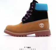 팀버랜드 프리미엄 레더 레이스업 높이가 높은 부츠 블랙 블루 브라운 1821M9528