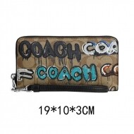 코치 시그니처 롱 짚 어라운드 장지갑겸 손목지갑 CM837