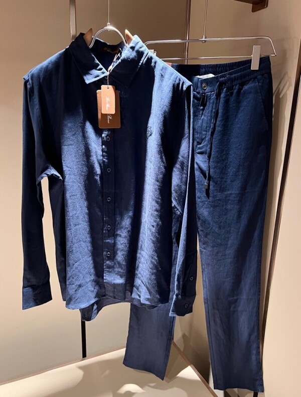 위핑,로로피아나 Loro Piana 데일리 컴포트 셔츠+슬랙스 남성 세트