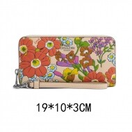 코치 플로럴 프린트 지갑 손지갑 CR930