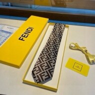 펜디 FENDI 클래식 패턴 빈티지 캐주얼 남성 넥타이