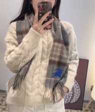 버버리 BURBERRY 클래식 패턴 빈티지 캐주얼 스카프