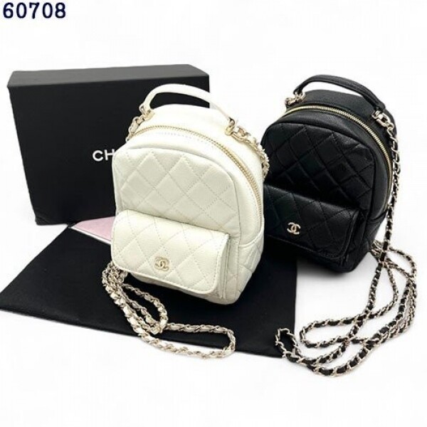 위핑,샤넬 크루즈 컬렉션 캐비어 탑핸들 미니 백팩