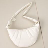 르메르 크로와상 크로스백 미디엄 소프트 나파 레더 화이트