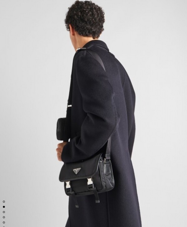 위핑,프라다 리나일론 사피아노 숄더백