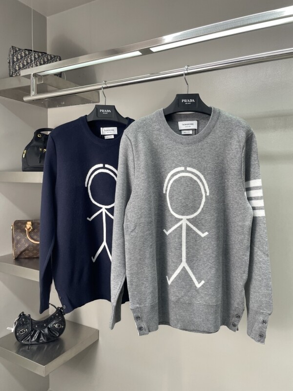 위핑,톰브라운 마스터톰 캐시미어 니트 티셔츠