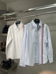 톰브라운 스트라이프 사선 셔츠