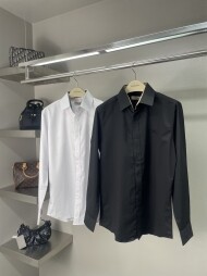 버버리 체크기사 자수 셔츠