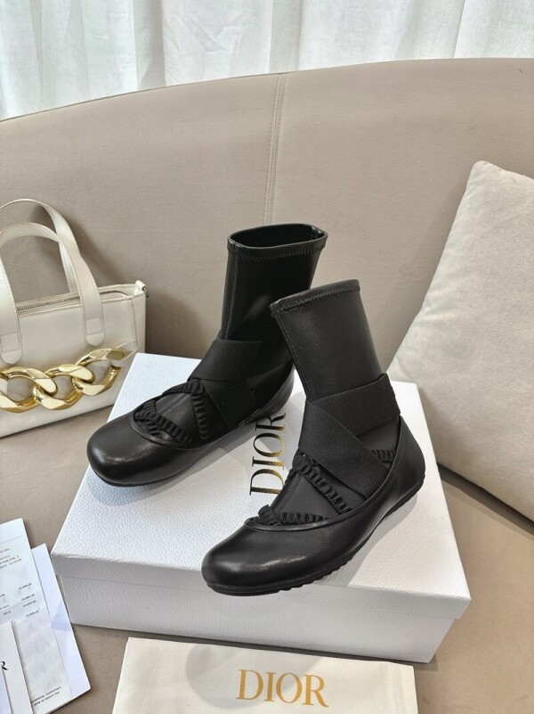 위핑,디올 DIOR 발레 스판 여성 부츠