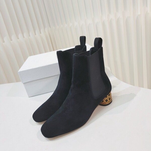 위핑,디올 DIOR 고급 모던 힐 여성 부츠