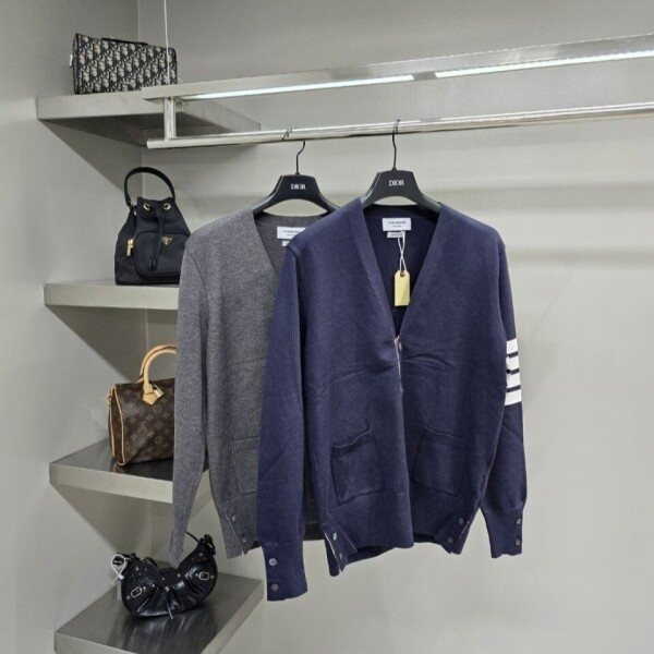 위핑,톰브라운 캐시미어 사선 가디건