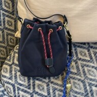 미우미우 개버딘 파우치 버킷백