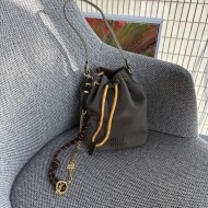 미우미우 개버딘 파우치 버킷백