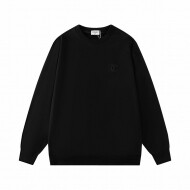 샤넬 CHANEL 로고 자수가 들어간 스타일리시하고 심플한 크루넥 스웨트셔츠