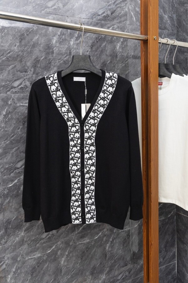 위핑,디올 DIOR 클래식 자카드 카디건