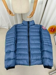 캐나다구스 Canada Goose 로고 클래식 스탠드업 칼라 캐주얼 다운 재킷 코트