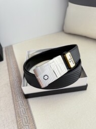 BLANC 블랙 소가죽 자동 버클 너비 3.5cm