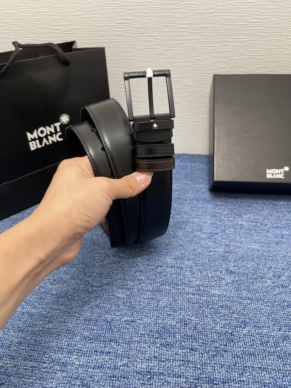 위핑,BLANC 버클 소가죽 벨트 바늘귀 115030