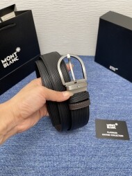 BLANC 버클 소가죽 벨트 바늘귀 121410 너비 4.0cm