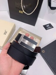 BLANC 자동벨트 은색 너비 3.5cm