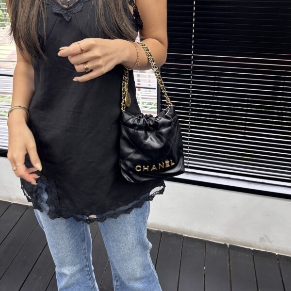 위핑,샤넬 22백 미니 금장