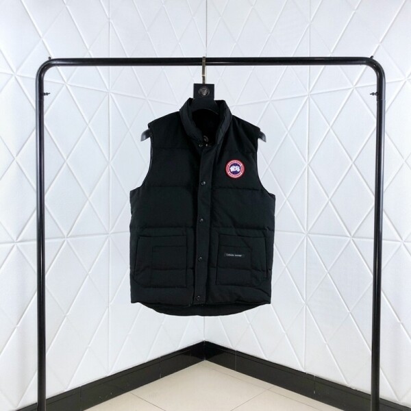 위핑,캐나다구스 Canada Goose 모던 하이넥 웜 민소매 커플 기모 조끼