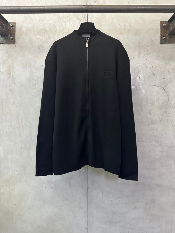 위핑,디올 DIOR CD 자수 로고 심플 커플 니트 카디건