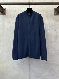 디올 DIOR CD 자수 로고 심플 커플 니트 카디건