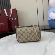 구찌 GUCCI Ophidia 클래식 스트라이프 테이프 미니 체인 숄더백