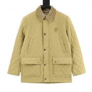 버버리 BURBERRY 음표 로고 다이아몬드 포켓 재킷 코튼 코트