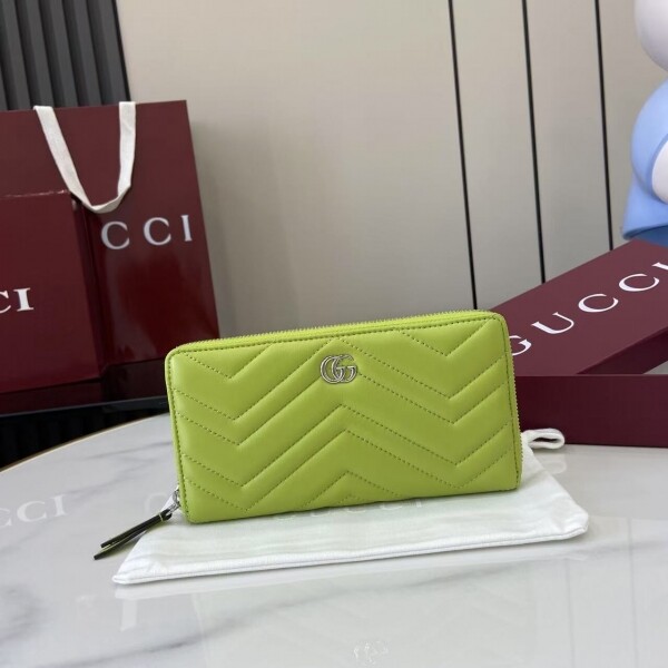 위핑,구찌 GUCCI Marmont 스타일리쉬 지그 커플 장지갑